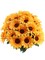 20" Vibrant Sunflower Bush Set of 6 - Lifelike Artificial Flowers for Cheerful Décor, Floral Home by Artificial Flowers